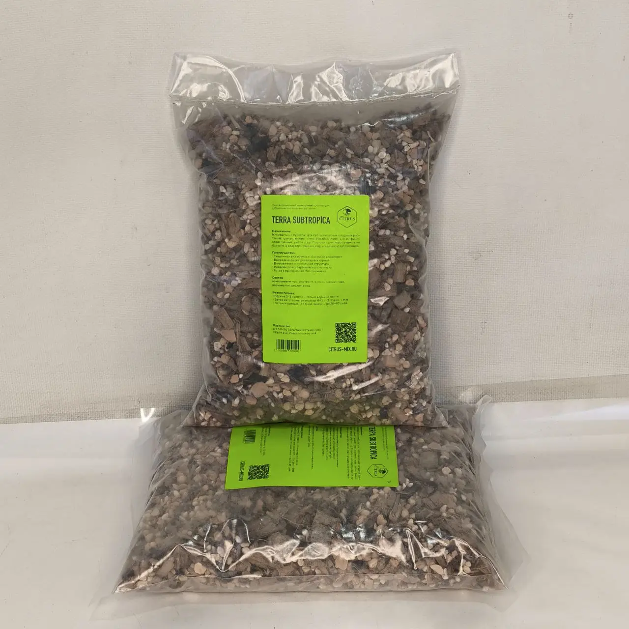 грунт для растений hml ec exotic terra subtropica — субстрат для субтропических плодовых с высокой аэрацией