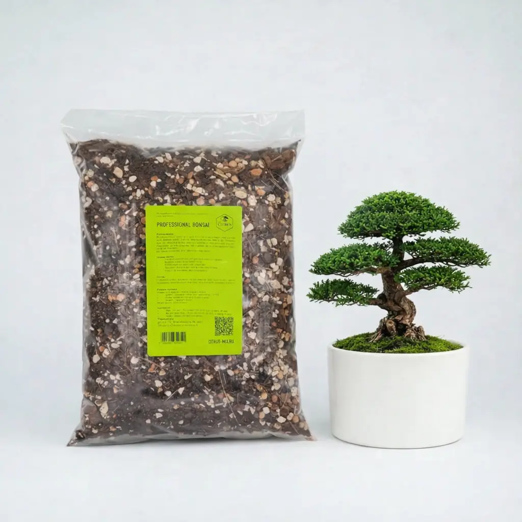 грунт для растений hml fc professional bonsai— минеральный субстрат для бонсай, высокая аэрация и дренаж